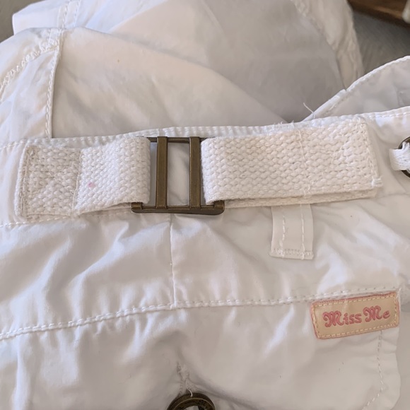 Miss Me Cotton Cargo Style Capris w Eyelet Trim - Picture 10 of 14